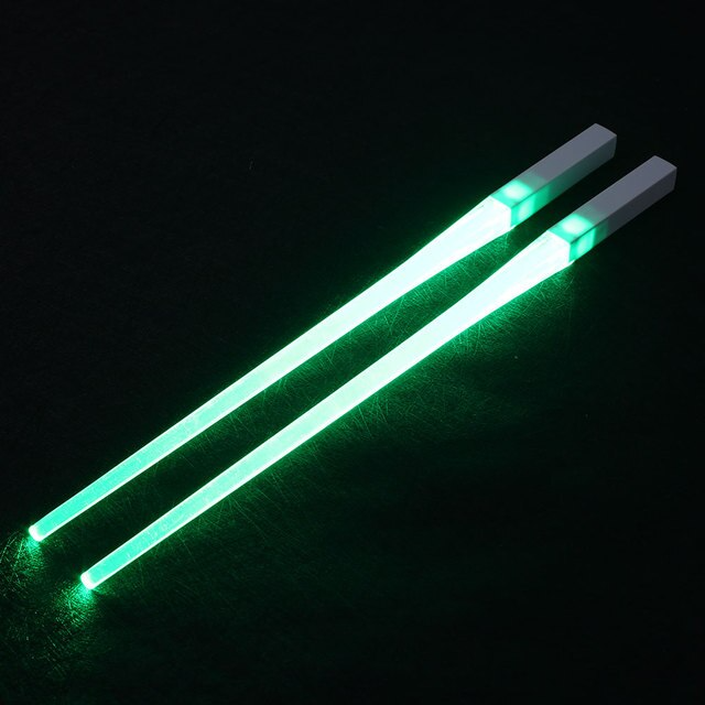 GlowBite™ – Oplaadbare LED Eetstokjes – Lichtgevend Eetplezier
