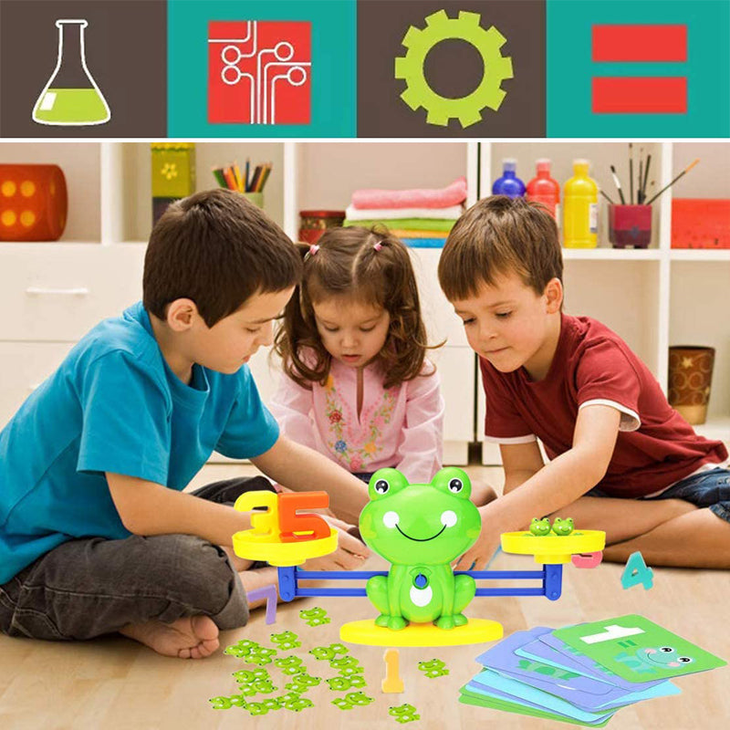 4Little Froggie - Reken Weegschaal - Maak rekenen leuk