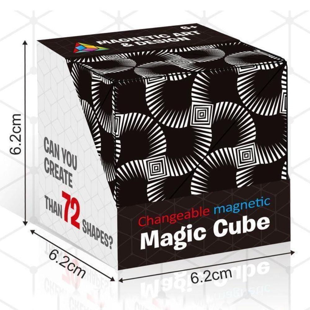 MagnaForm™ – Magnetische Puzzelkubus – 72 Vormen in 1 Educatief Bouwspel