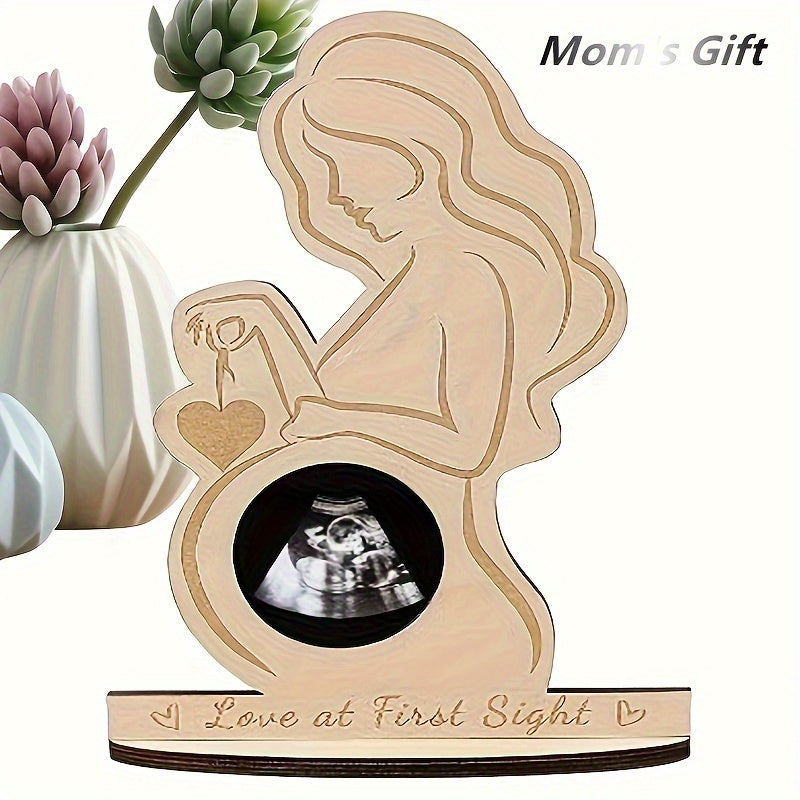 EchoLove™ – Baby echo fotolijst – Houten herinneringslijst