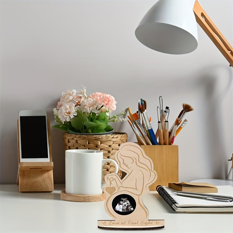 EchoLove™ – Baby echo fotolijst – Houten herinneringslijst