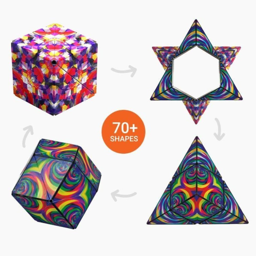 MagnaForm™ – Magnetische Puzzelkubus – 72 Vormen in 1 Educatief Bouwspel