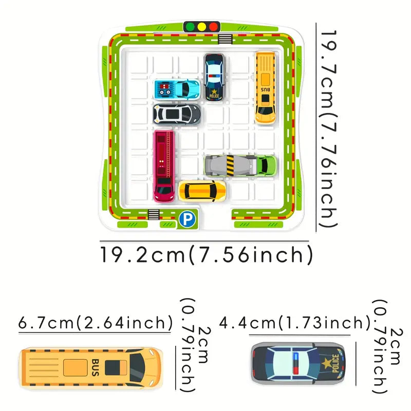 BrainDrive™ – Denk & Schuif Auto Puzzel - Auto Spel