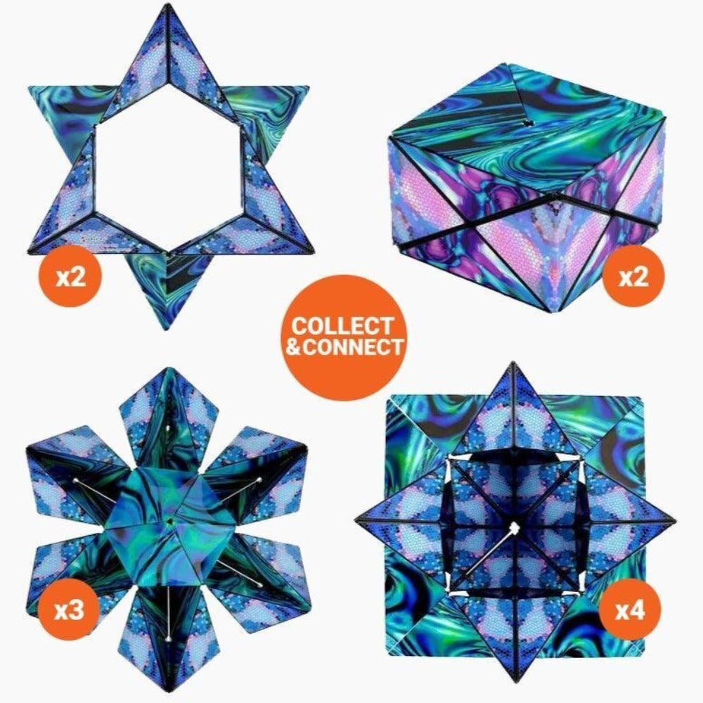 MagnaForm™ – Magnetische Puzzelkubus – 72 Vormen in 1 Educatief Bouwspel
