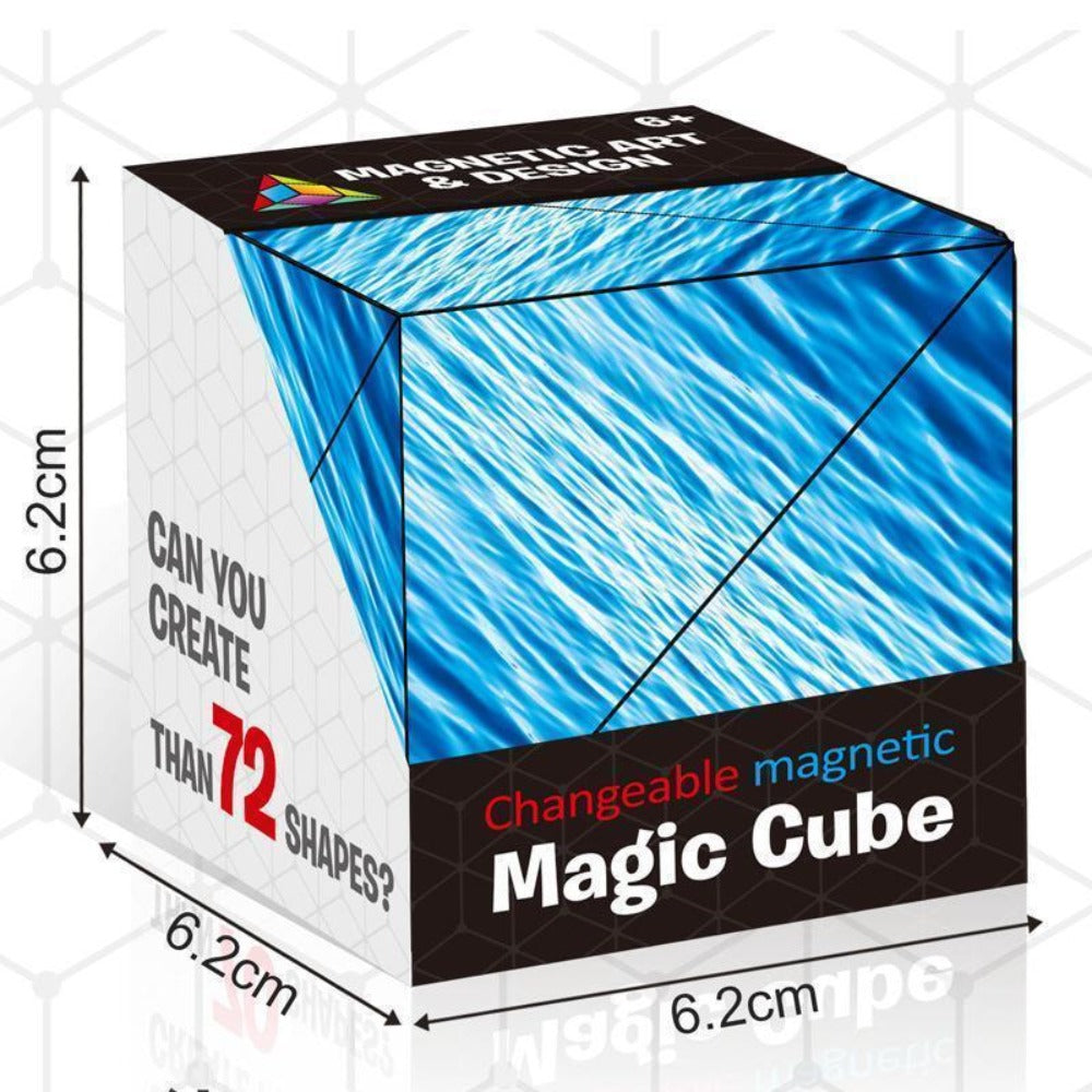 MagnaForm™ – Magnetische Puzzelkubus – 72 Vormen in 1 Educatief Bouwspel