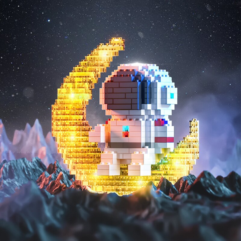 AstroBuild™ – Space & Astronaut Building Blocks – Creative STEM Toy