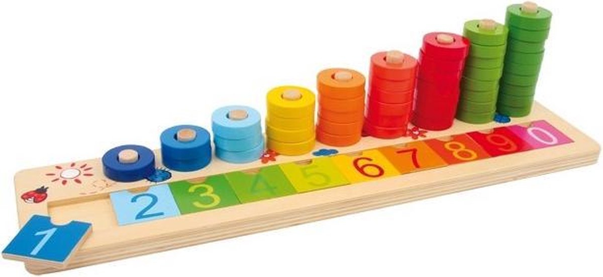 CountJoy™ – Houten rekenplezier - Hout Educatief Speelgoed