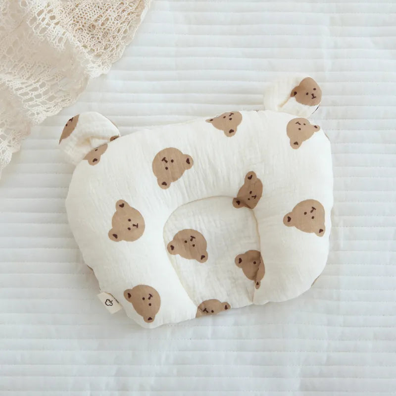BearNest™ – Ergonomisch Baby Hoofdkussen – Veilige Comfortabele Ondersteuning