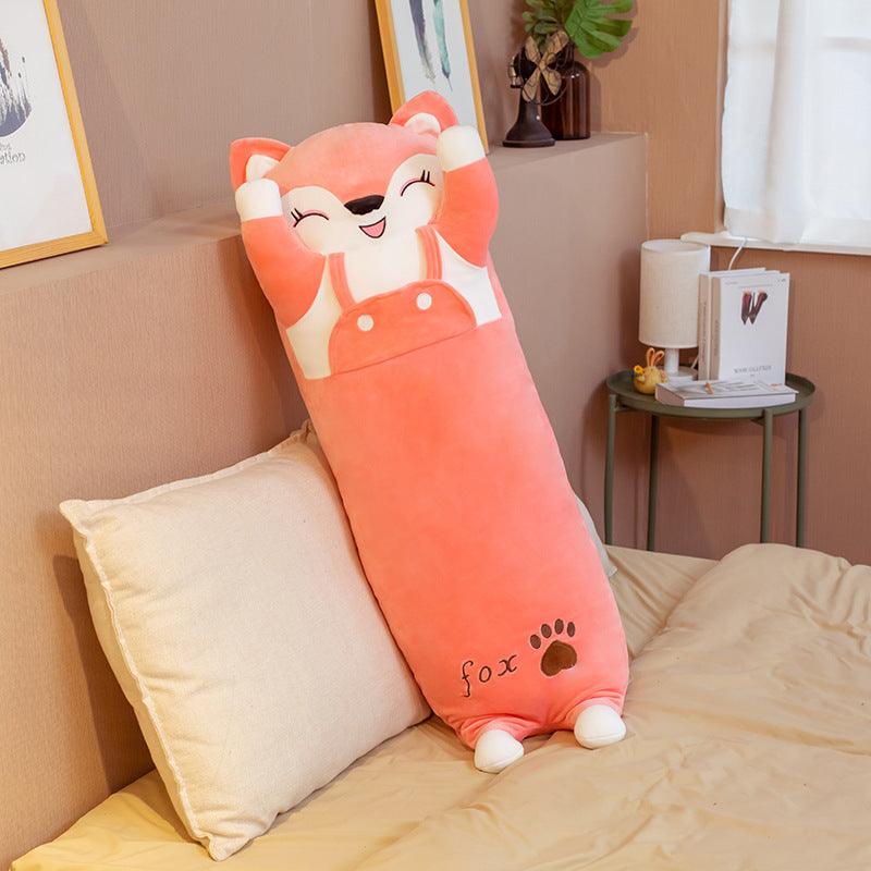 SnugBuddy™ – Langwerpig Kussen met Cartoonprint – Zachte Knuffelsteun