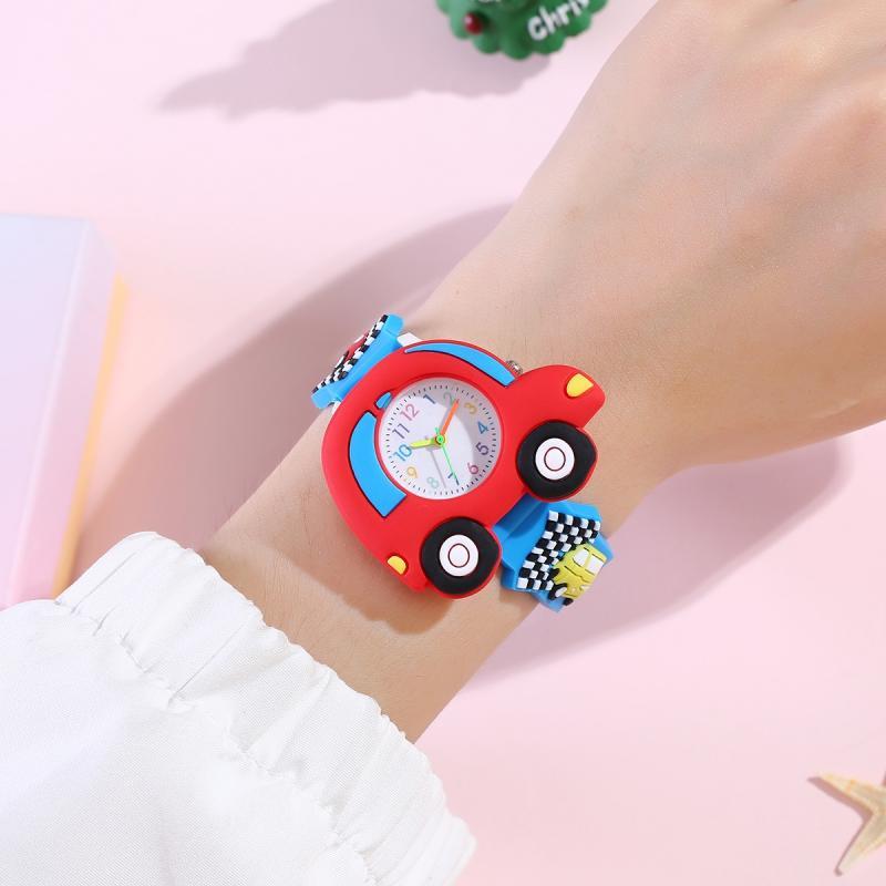 SpeedTick™ – 3D Raceauto Kinderhorloge – Stoer Tijdleer Accessoire
