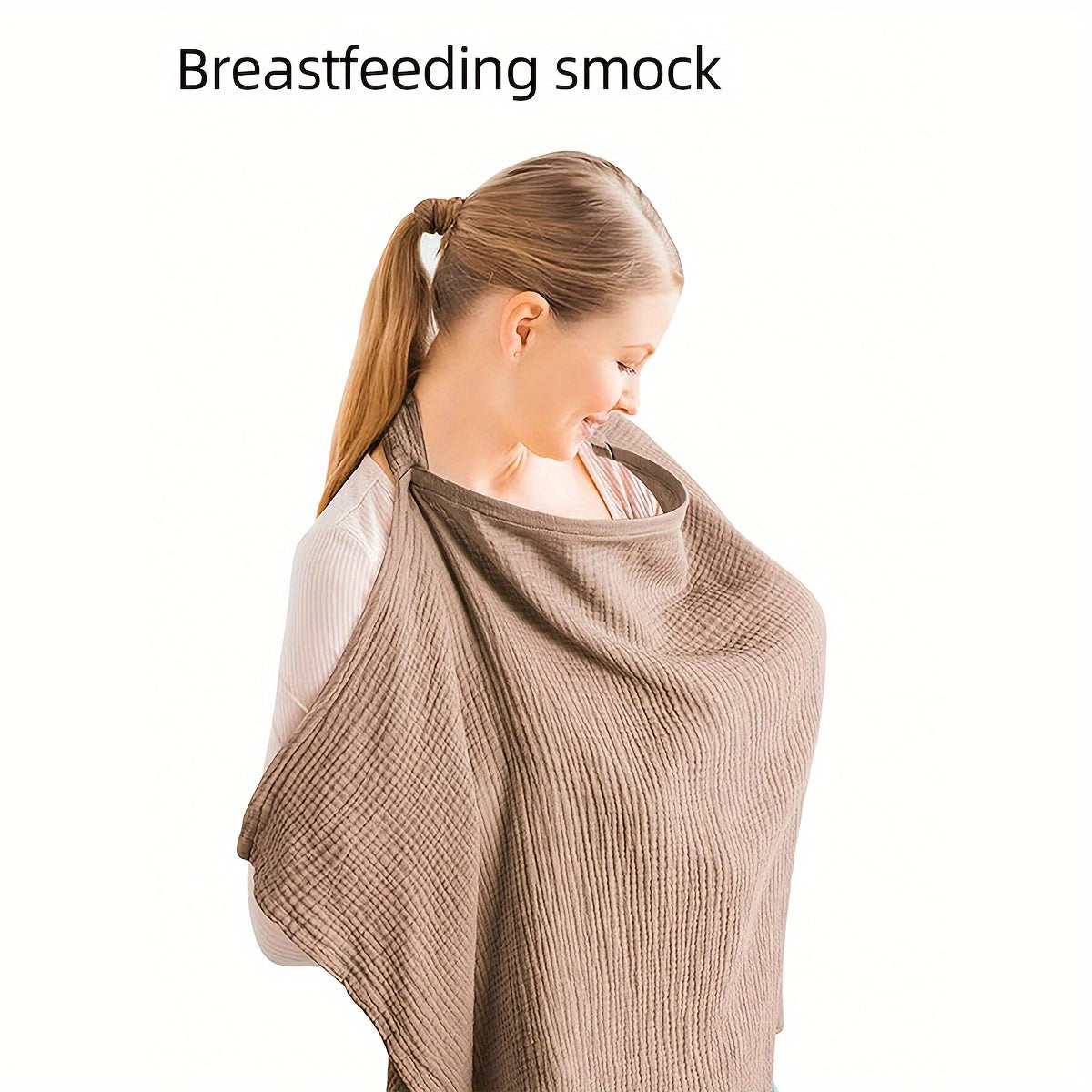 BreezeNurse™ – Zachte Sjaal voor Discrete Voeding – Ademend Borstvoedingsdeken