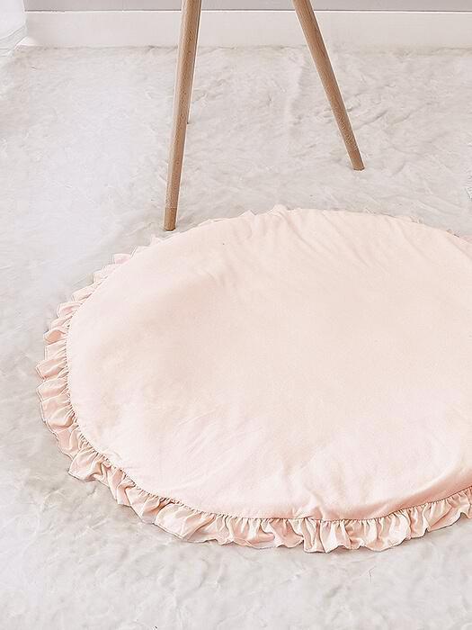 ZoetNest™ – Zachte Baby Speelmat met Ruffle Rand – Comfortabel & Stijlvol Vloerkleed