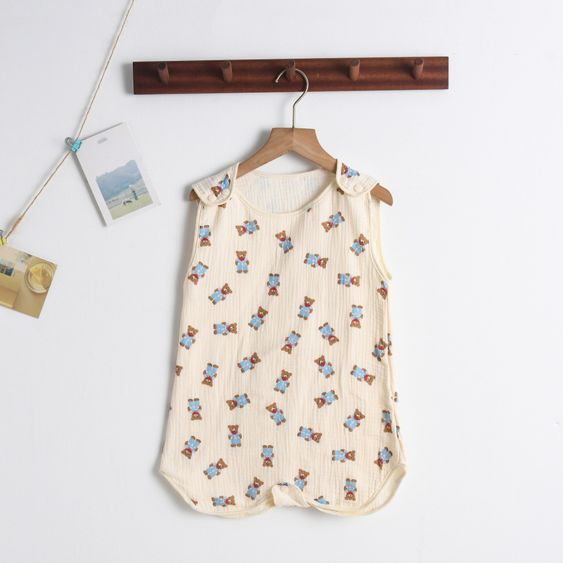 SleepBloom™ – Luchtige Musselin Zomerslaapzak – Baby Slaapcomfort Set