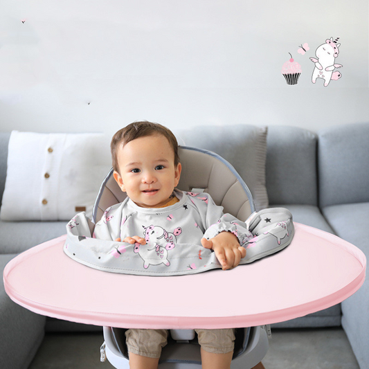 MealGuard™ – Waterdicht Baby Slabbetje met Placemat – Complete Eetstoel Bescherming