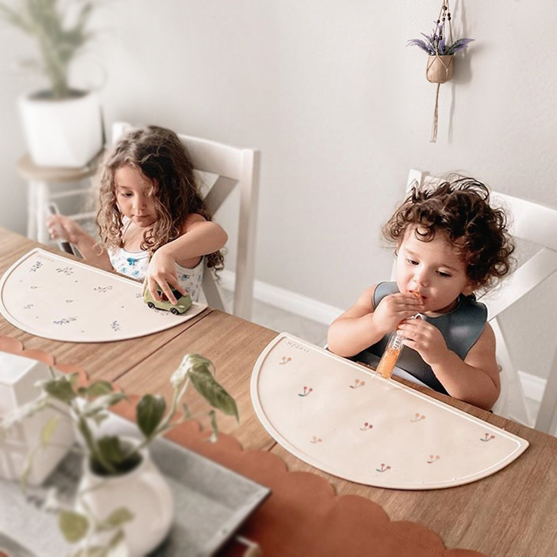 LunaMat™ – Rutschvast Siliconen Kinder Placemat – Charmante Tafelonderlegger