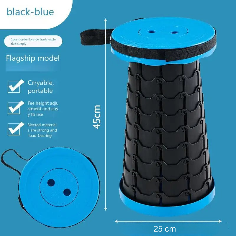 FoldEase™ – Draagbaar Opvouwbaar Krukje – Compact Zitcomfort