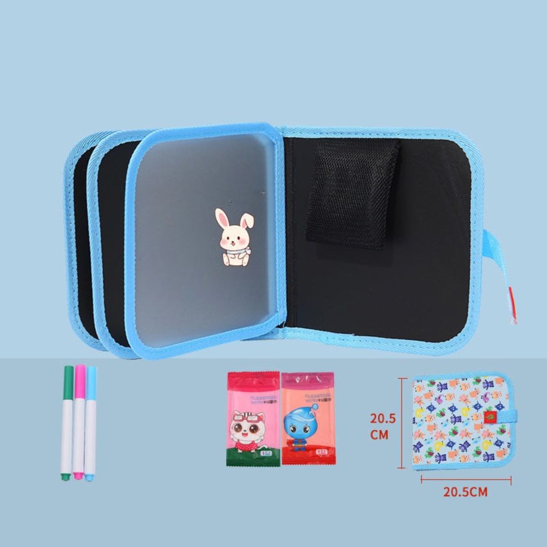 DoodleBook™ – Herbruikbaar Kleurenplezier voor Kinderen – Creatief Kleurboek