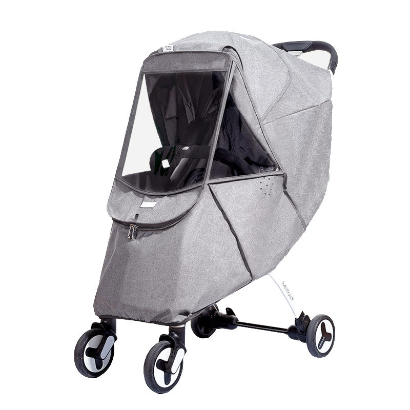 WeatherGuard™ – Universele Kinderwagen Regencover – Wind- en Weerbestendige Bescherming