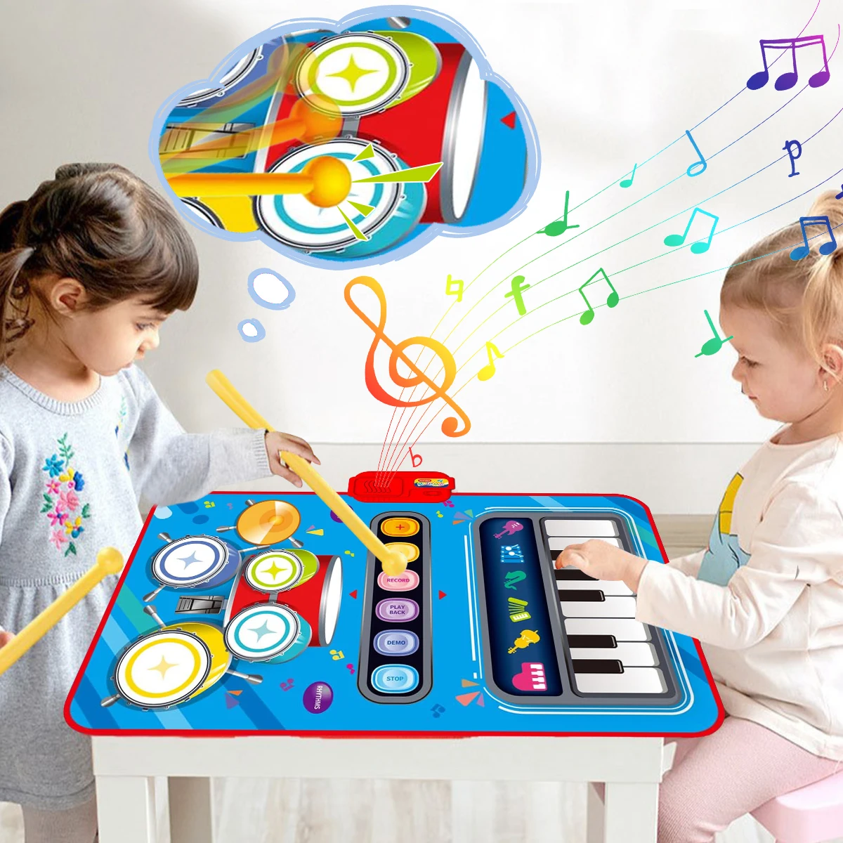 MelodyStep™ – Interactieve Muziek Speelmat – Creatief Muzikaal Avontuur Voor Kinderen