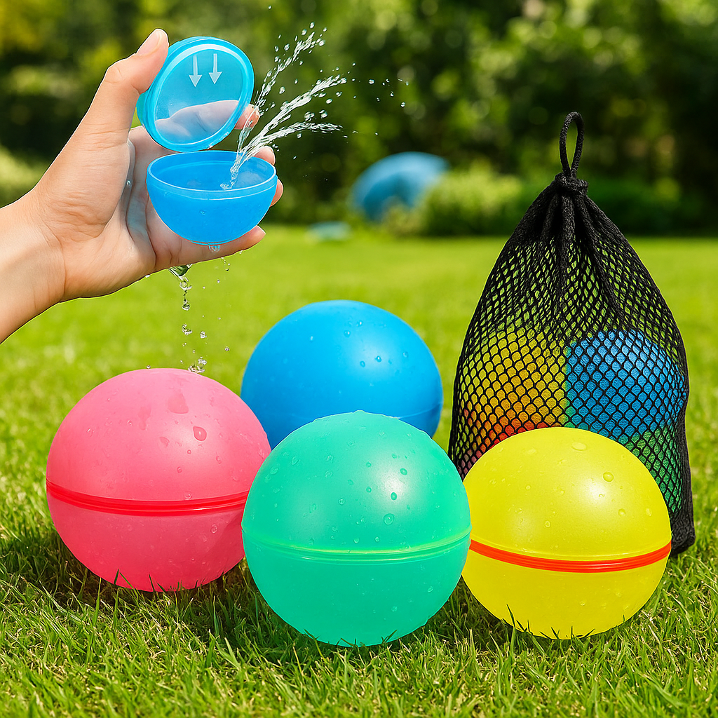 SplashBuds™ – Herbruikbare Waterpret Ballonnen – Milieuvriendelijk Zomerspeelgoed