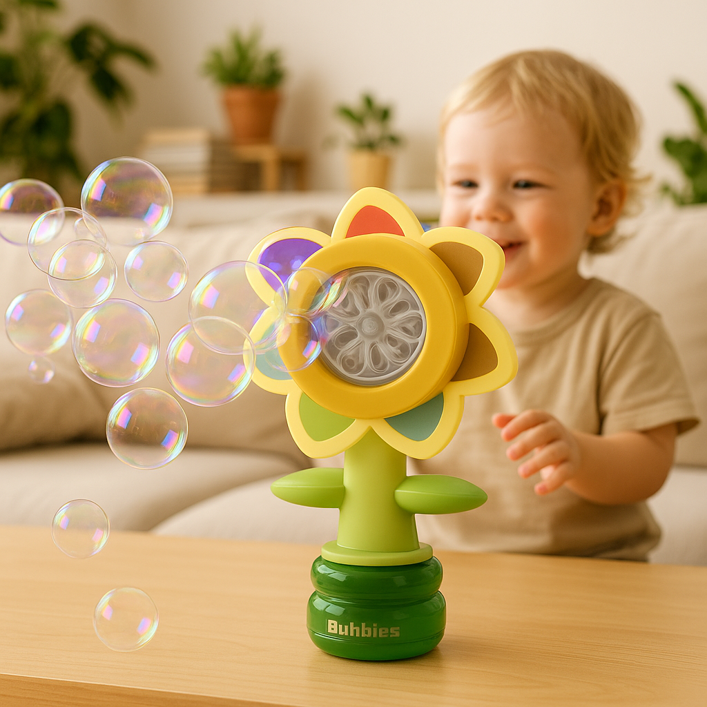 BubbleBlossom™ – Dansende Bellenbloem voor Kinderen – Magisch Speels Bubbelplezier