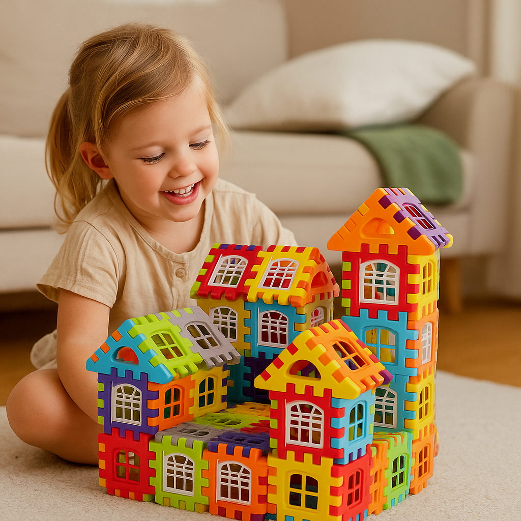 HappyHouses™ – Bouw, Lach en Leer Samen - Bouw Speelgoed