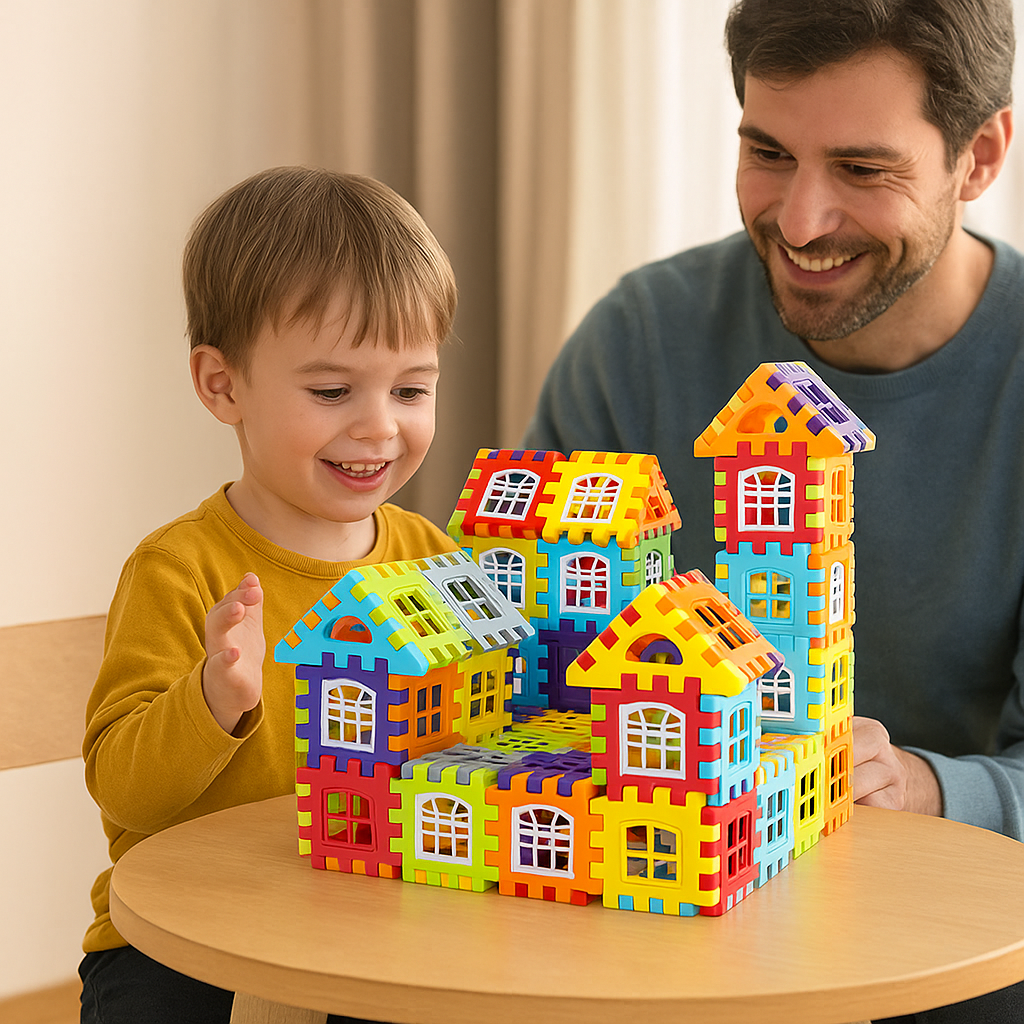 HappyHouses™ – Bouw, Lach en Leer Samen - Bouw Speelgoed
