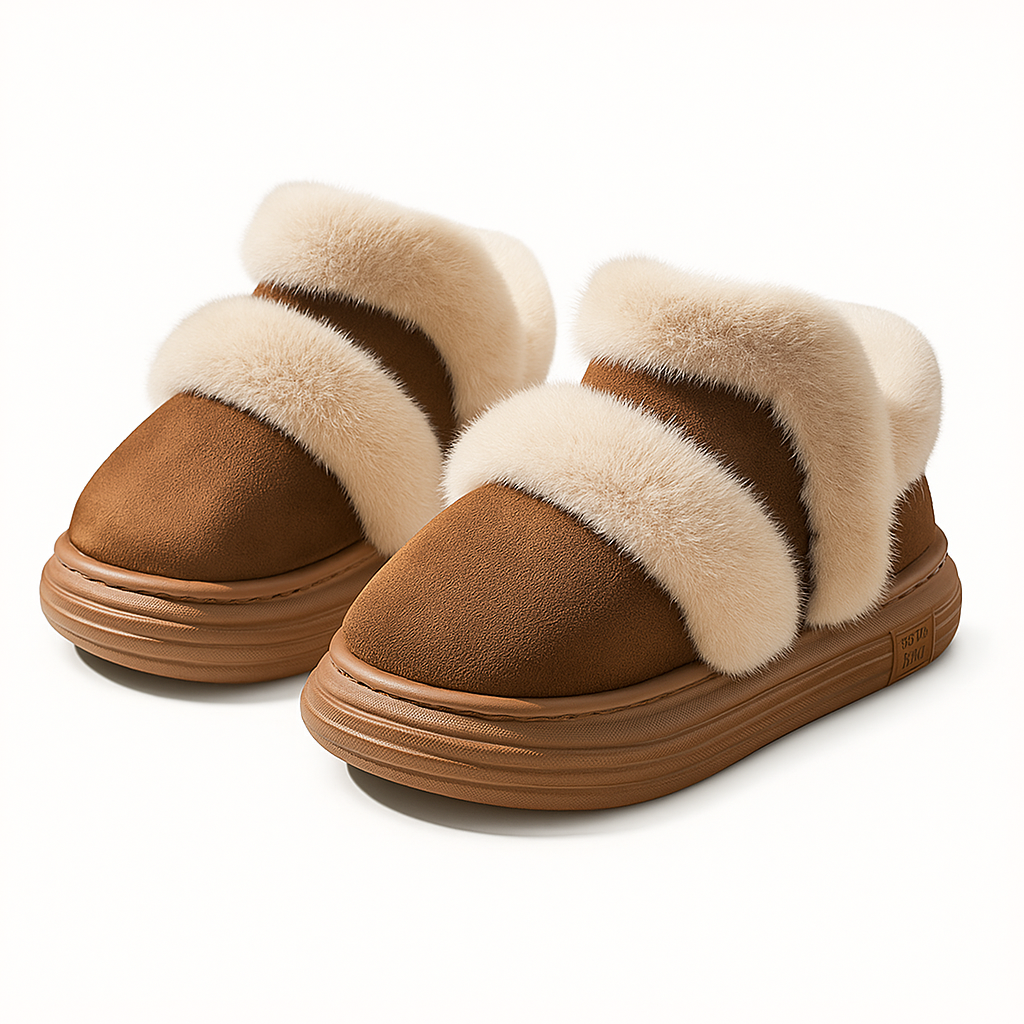 FuzzyStep™ – Warme Enkellaarsjes met Pluche – Stijlvolle Kinder Winterschoenen