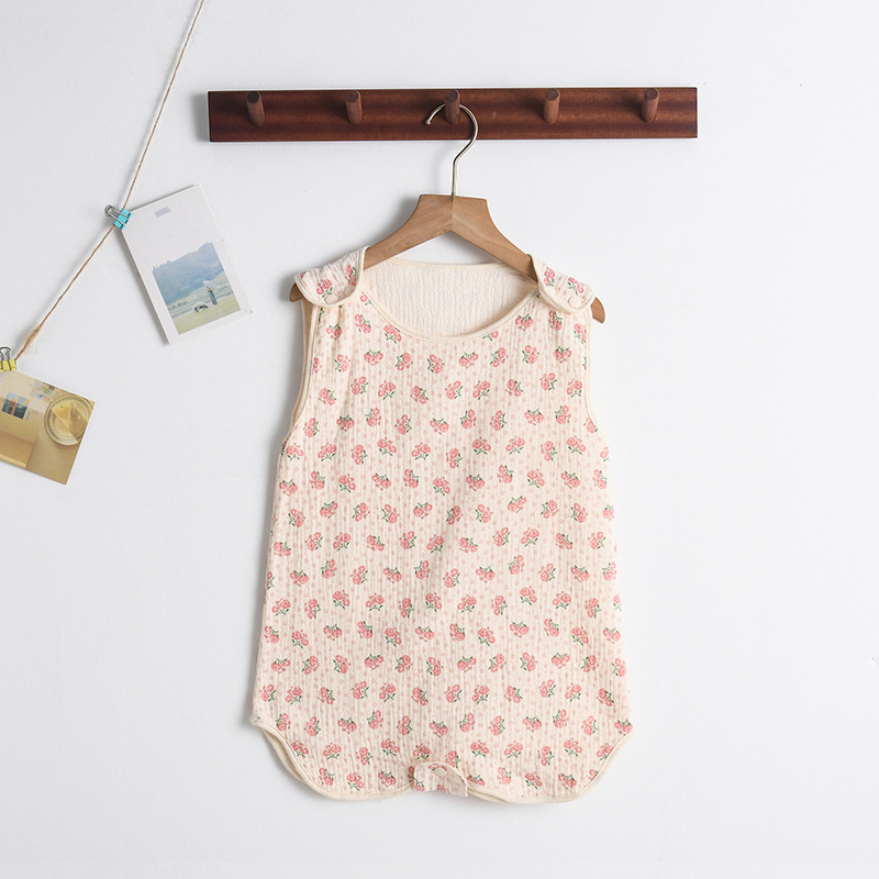 SleepBloom™ – Luchtige Musselin Zomerslaapzak – Baby Slaapcomfort Set