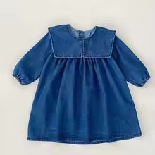 LaceHarvest™ – Vintage Set met Kanten Kraag – Baby en Peuter Outfit