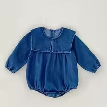 LaceHarvest™ – Vintage Set met Kanten Kraag – Baby en Peuter Outfit
