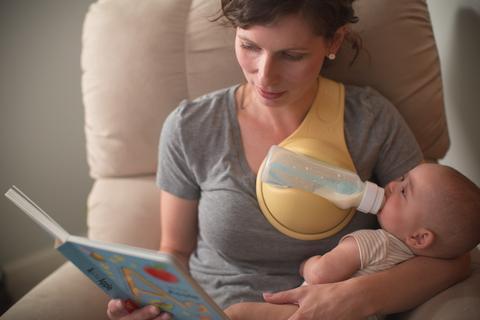 FeedEase™ – Handenvrije Antislip Fleshouder – Comfortabel Babyvoedingshulpmiddel