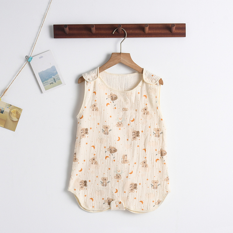 SleepBloom™ – Luchtige Musselin Zomerslaapzak – Baby Slaapcomfort Set