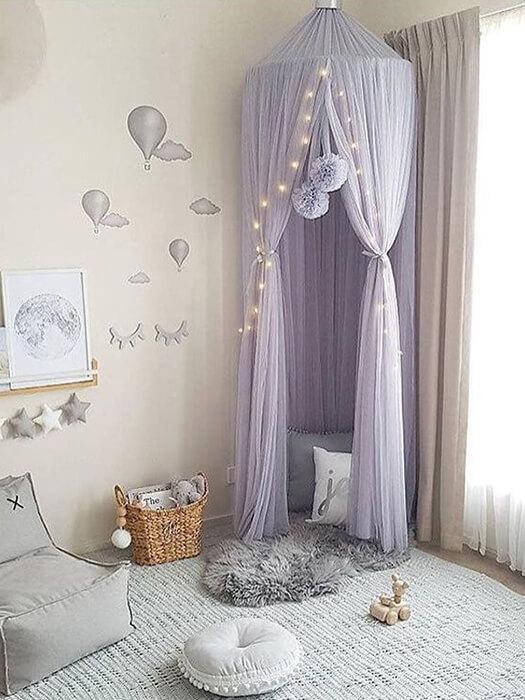 DreamDome™ – Ronde Hemel voor Babybed – Sfeervolle Beddecoratie
