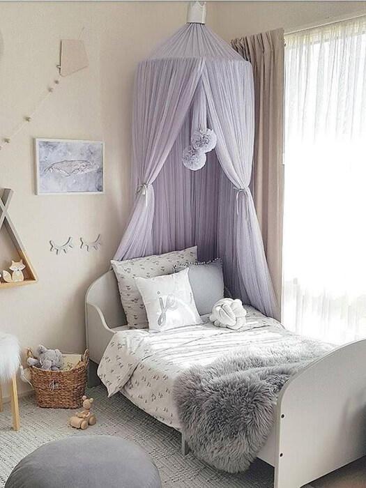 DreamDome™ – Ronde Hemel voor Babybed – Sfeervolle Beddecoratie