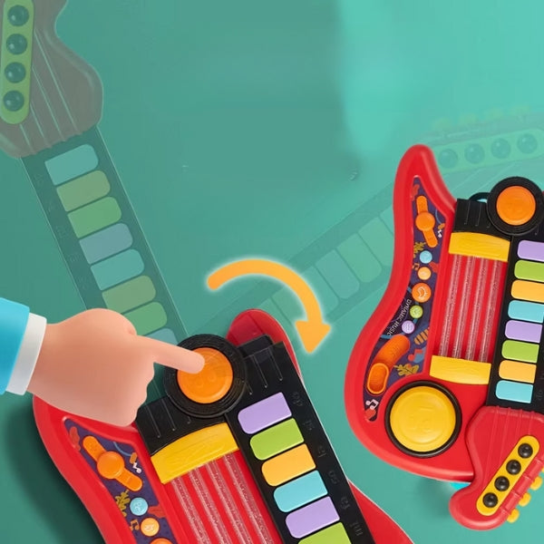 StrumStar™ – Interactieve Gitaar & Piano – Muzikaal Speelplezier voor Peuters