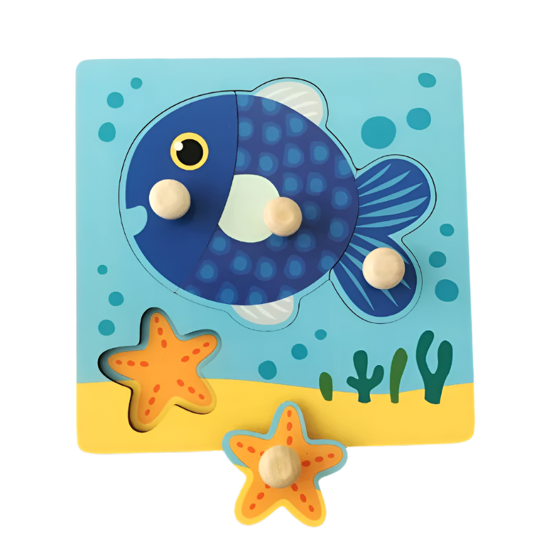 ShapeSmart™ – Educatieve Houten Puzzel – Kleuren & Vormen Ontdekspel