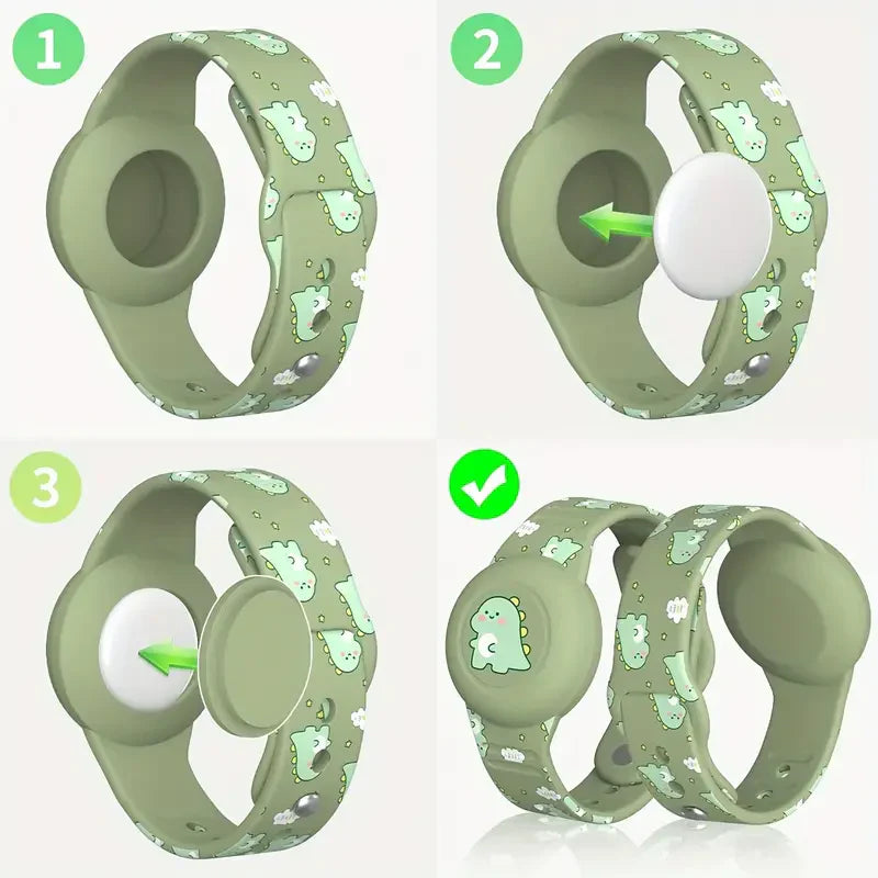 TagTrek™ – Kinderarmband voor AirTag – Veiligheid met Speelse Stijl