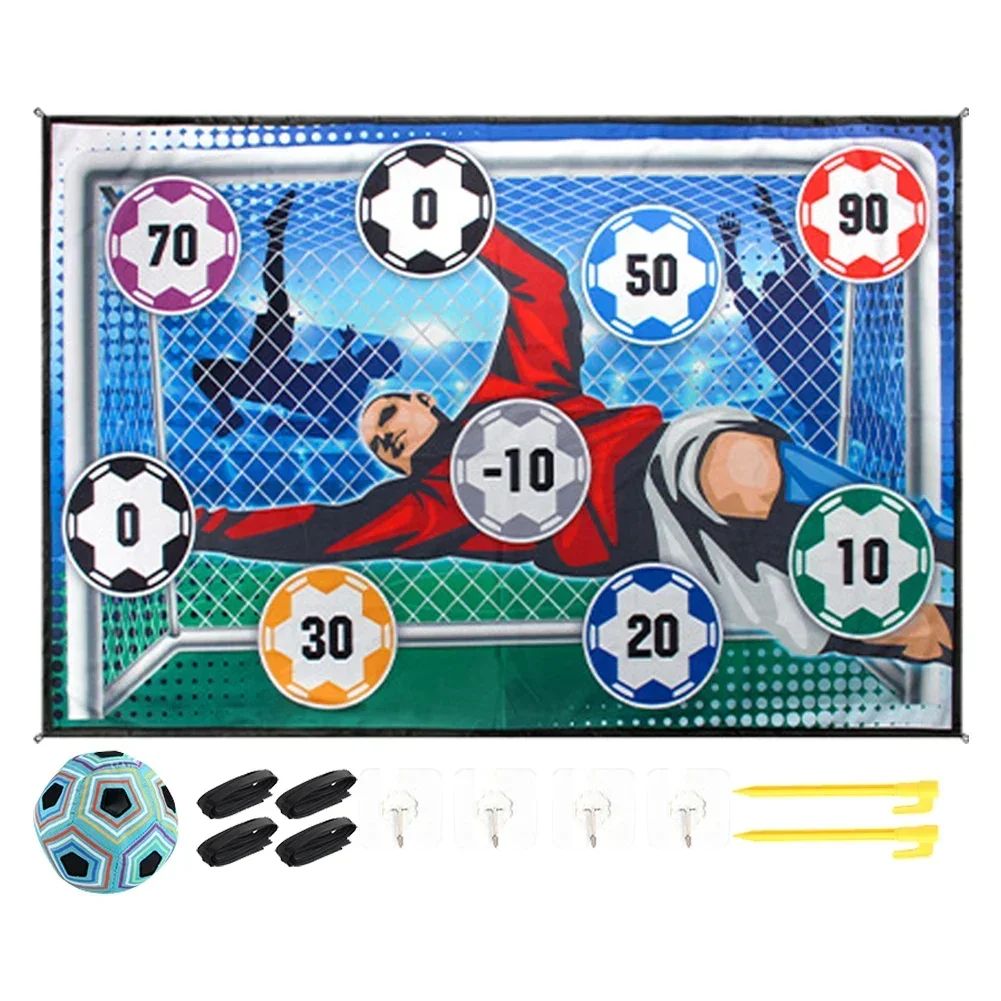 KickCling™ – Plakbare Voetbalmat voor Binnen & Buiten – Actief Speelplezier voor Kinderen