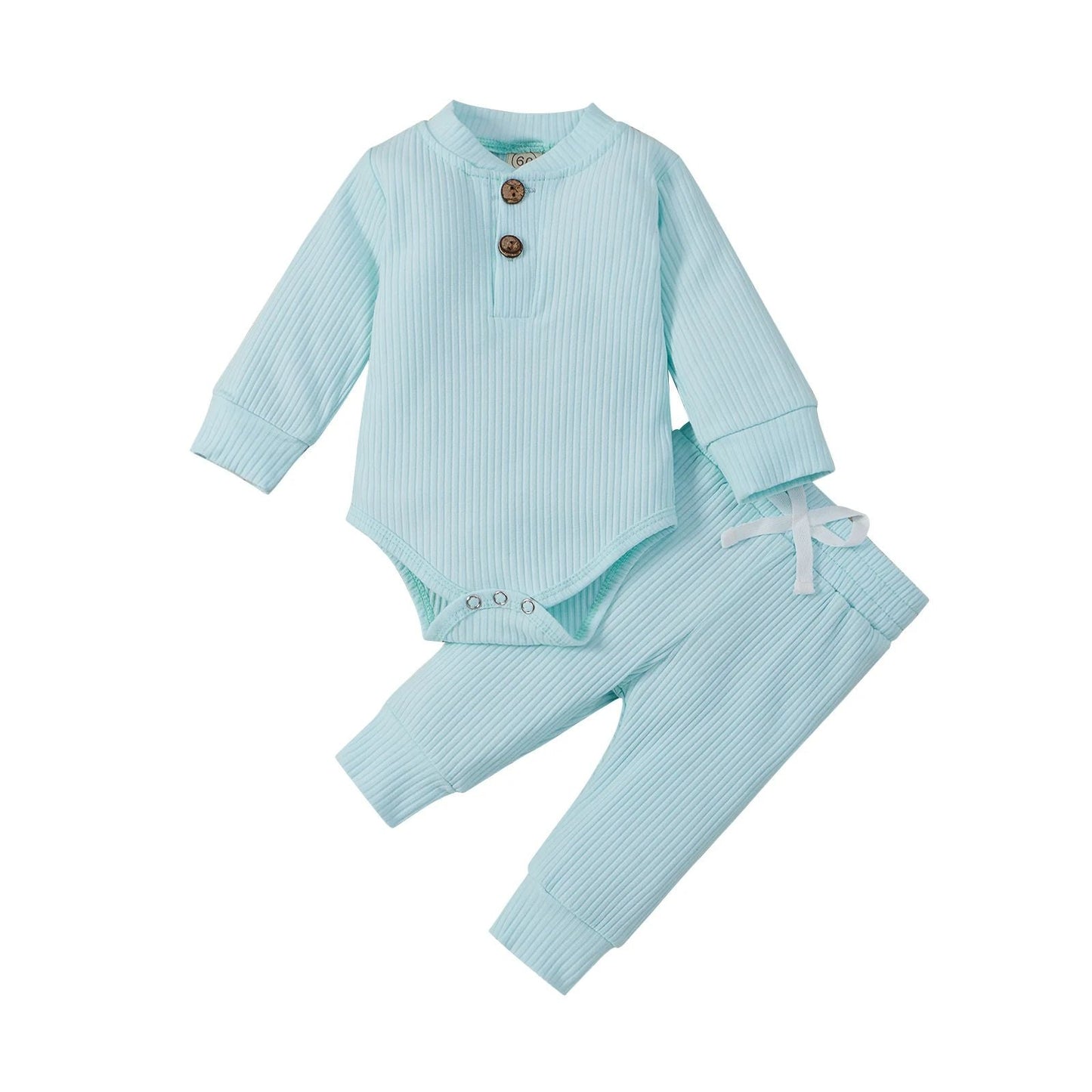 CuddleNest™ – Comfortabel Baby Kledingset – Warme Twee-Delige Outfit