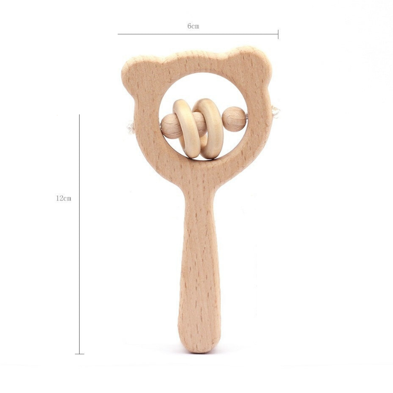 WoodNib™ – Natuurlijke bijtring voor spelend leren - Houten bijtring