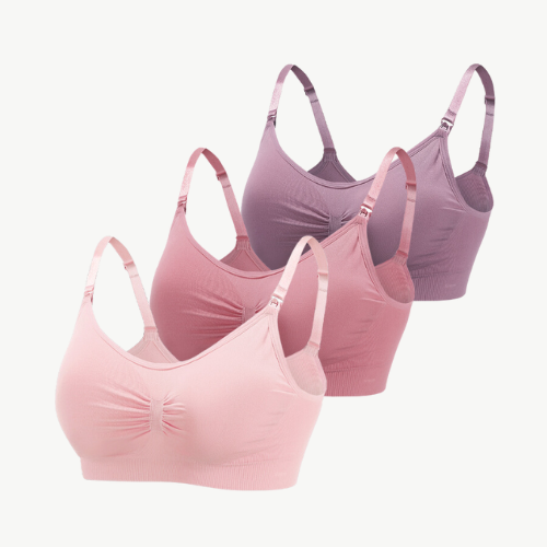 MamaNest™ – Naadloze Voedingsbeha 3-Pack – Comfort voor Moeders