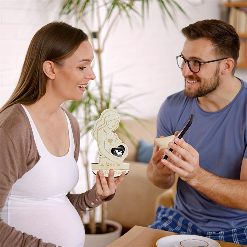 EchoLove™ – Baby echo fotolijst – Houten herinneringslijst