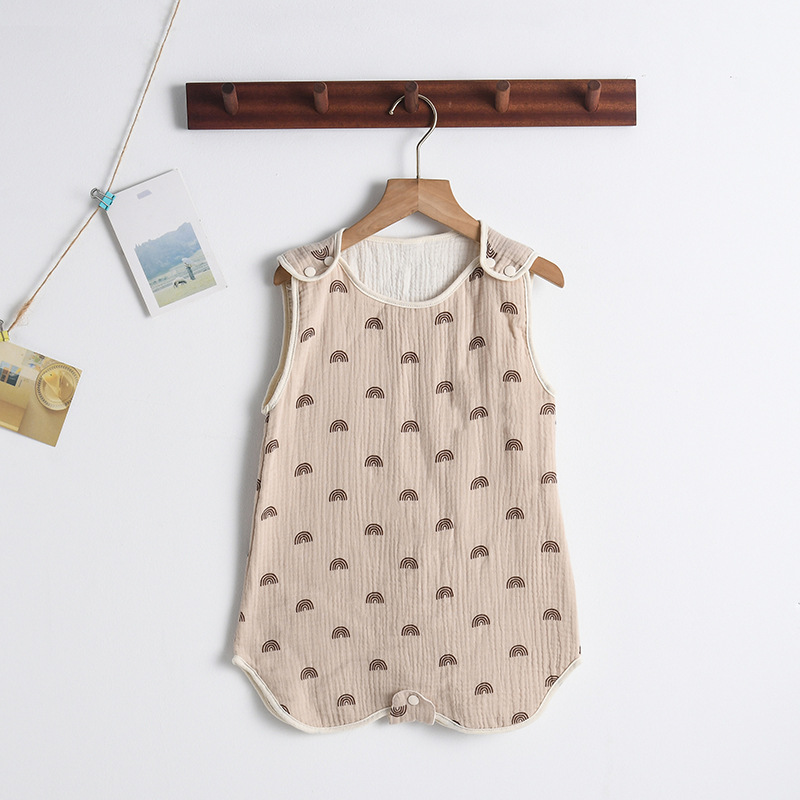 SleepBloom™ – Luchtige Musselin Zomerslaapzak – Baby Slaapcomfort Set
