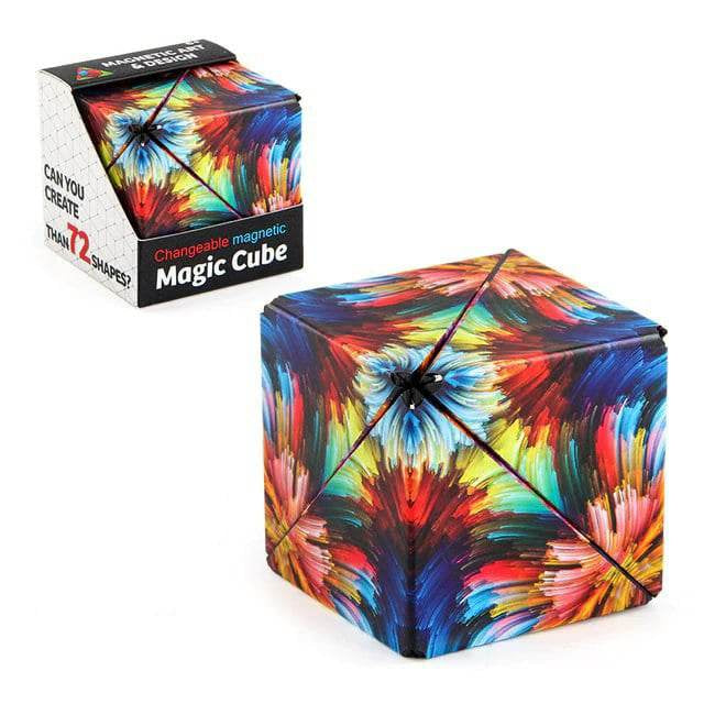 FlexoMorph™ – Magnetische Puzzelkubus met Eindeloze Vormen – Educatief Speelplezier