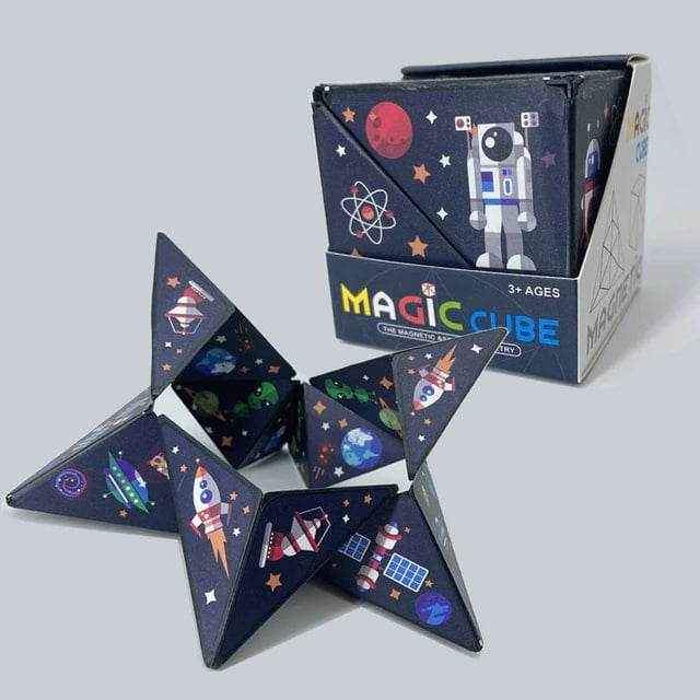 FlexoMorph™ – Magnetische Puzzelkubus met Eindeloze Vormen – Educatief Speelplezier