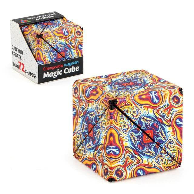 FlexoMorph™ – Magnetische Puzzelkubus met Eindeloze Vormen – Educatief Speelplezier