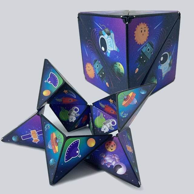 FlexoMorph™ – Magnetische Puzzelkubus met Eindeloze Vormen – Educatief Speelplezier