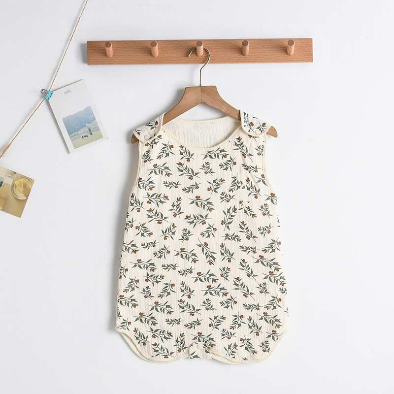 SleepBloom™ – Luchtige Musselin Zomerslaapzak – Baby Slaapcomfort Set