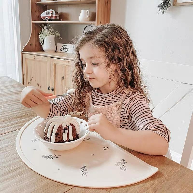 LunaMat™ – Rutschvast Siliconen Kinder Placemat – Charmante Tafelonderlegger